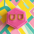 14mm U - Shaped Gold Huggies - Cherry On Top Jewelry Co.