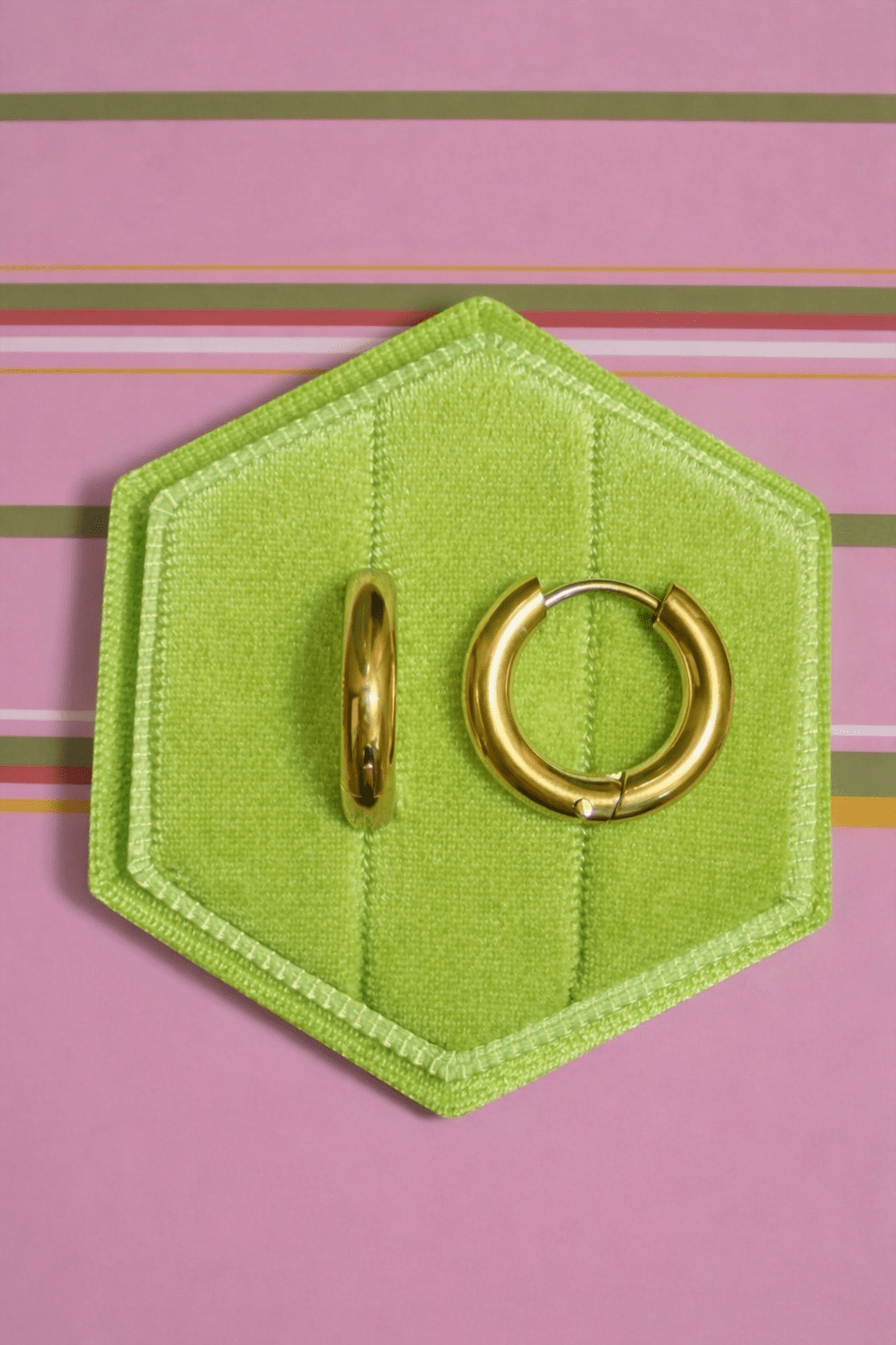 3x16mm Chunky Classic Gold Huggies - Cherry On Top Jewelry Co.