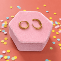 6mm Gold Charm Compatible Huggies - Cherry On Top Jewelry Co.