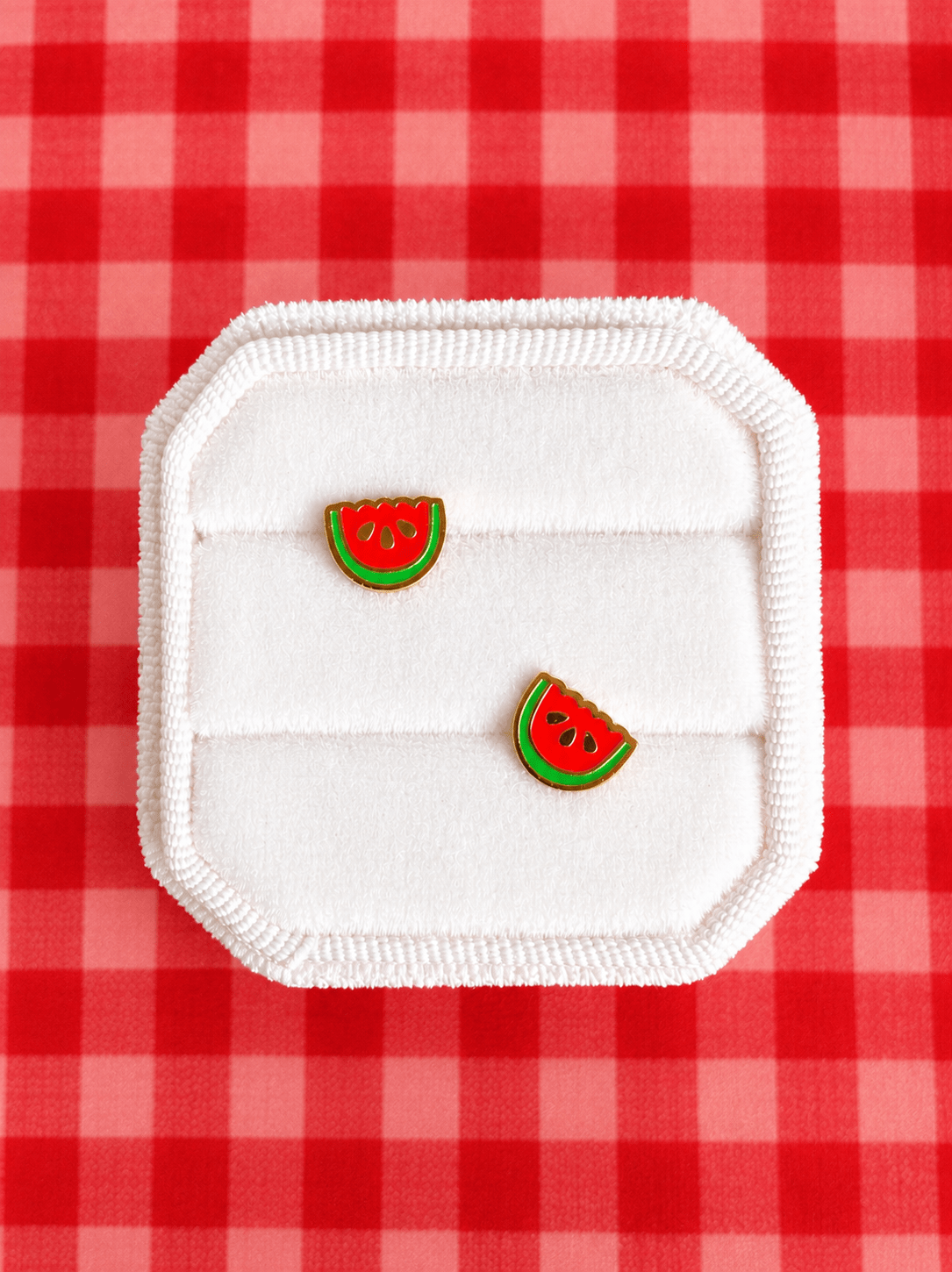 8mm Watermelon Screwbacks - Cherry On Top Jewelry Co.