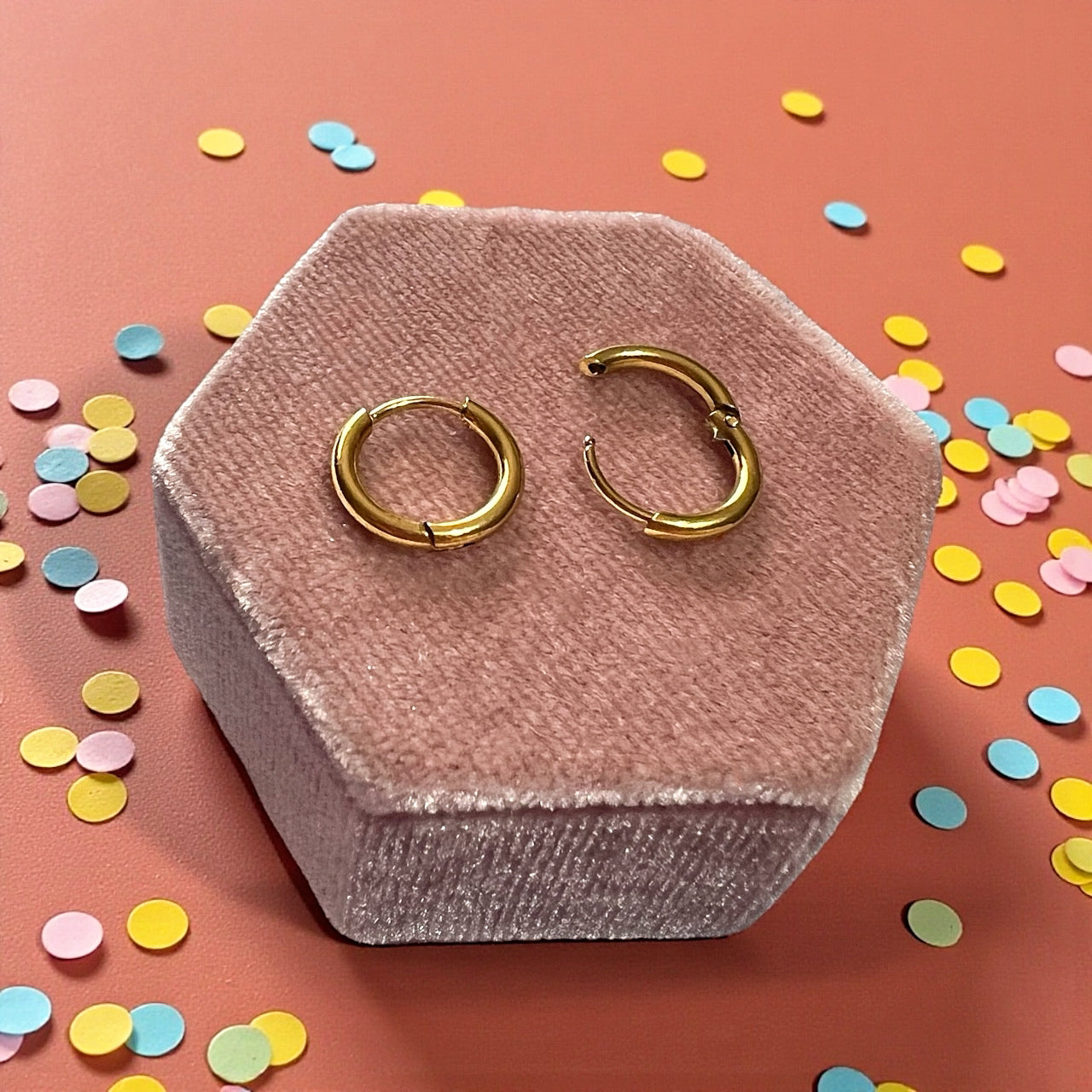 6mm Gold Charm Compatible Huggies