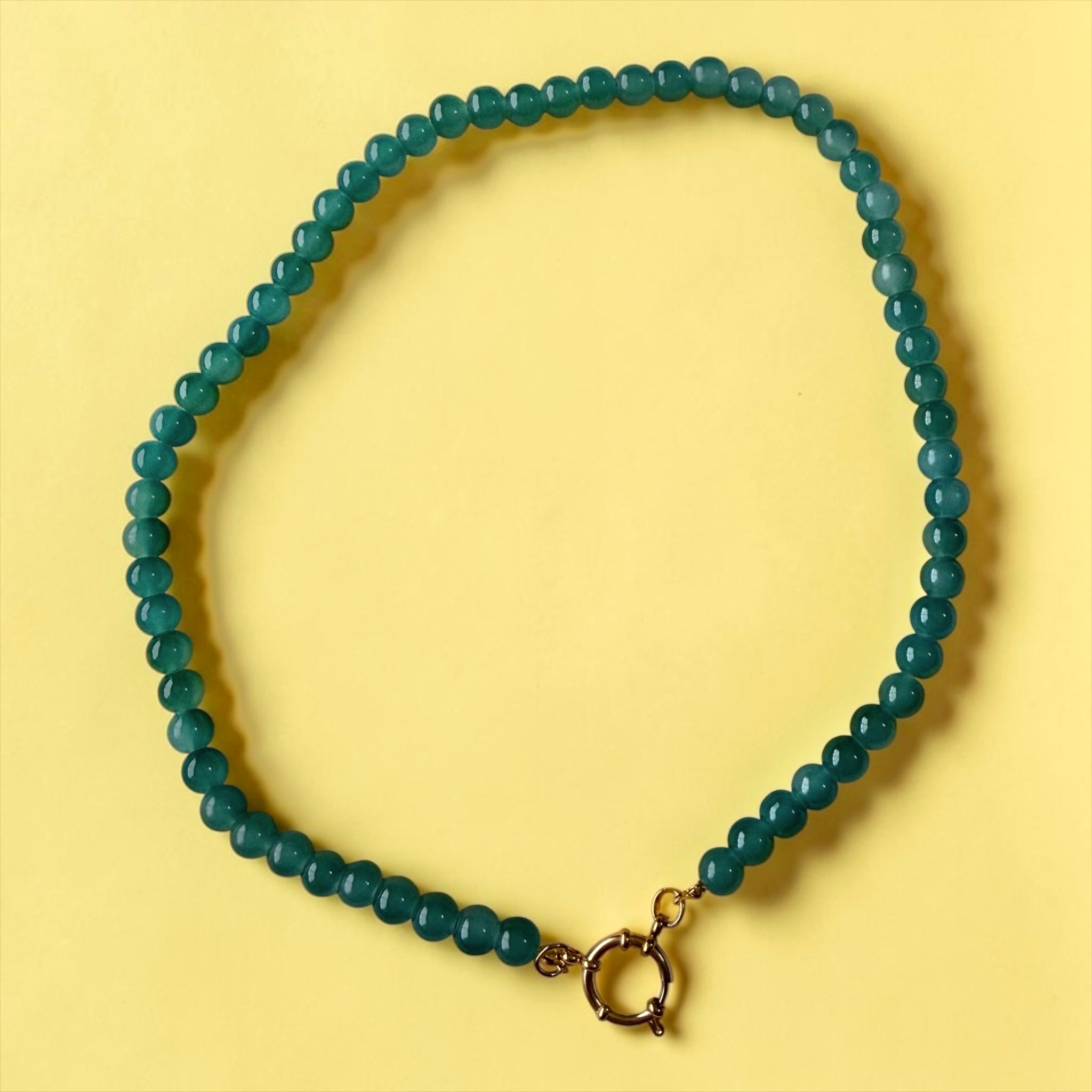 Titanium Steel Interchangeable Charm Necklace Turquoise