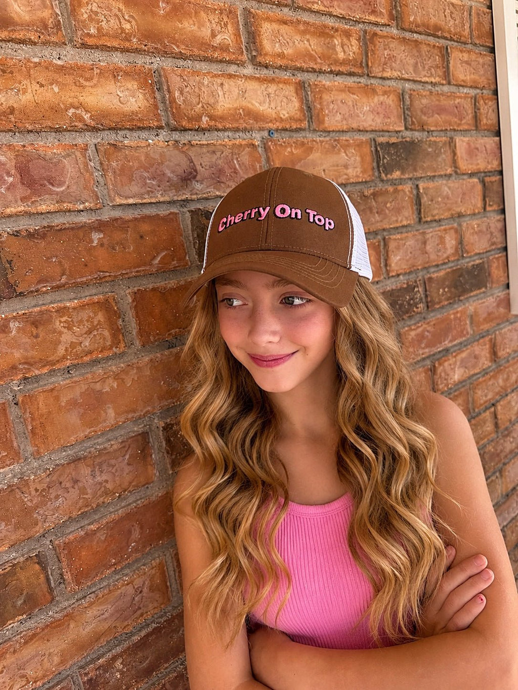 Brown Cherry On Top Hat - Cherry On Top Jewelry Co.