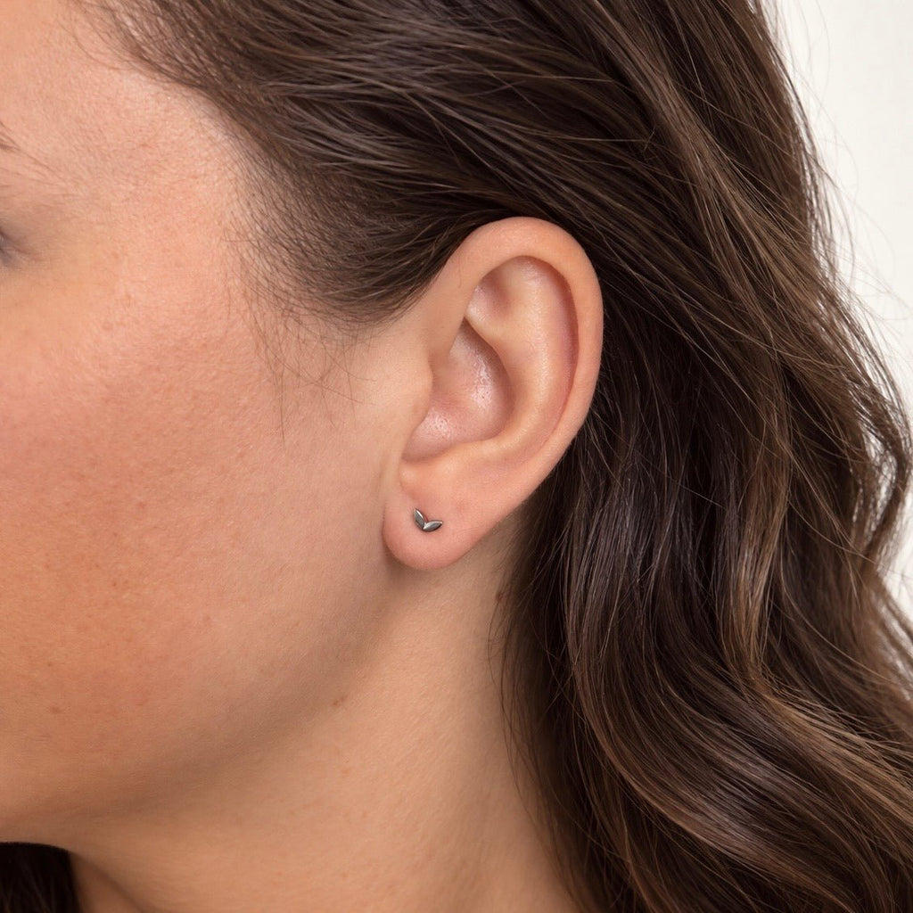 Micro Silver Wing Ballbacks - Cherry On Top Jewelry Co.