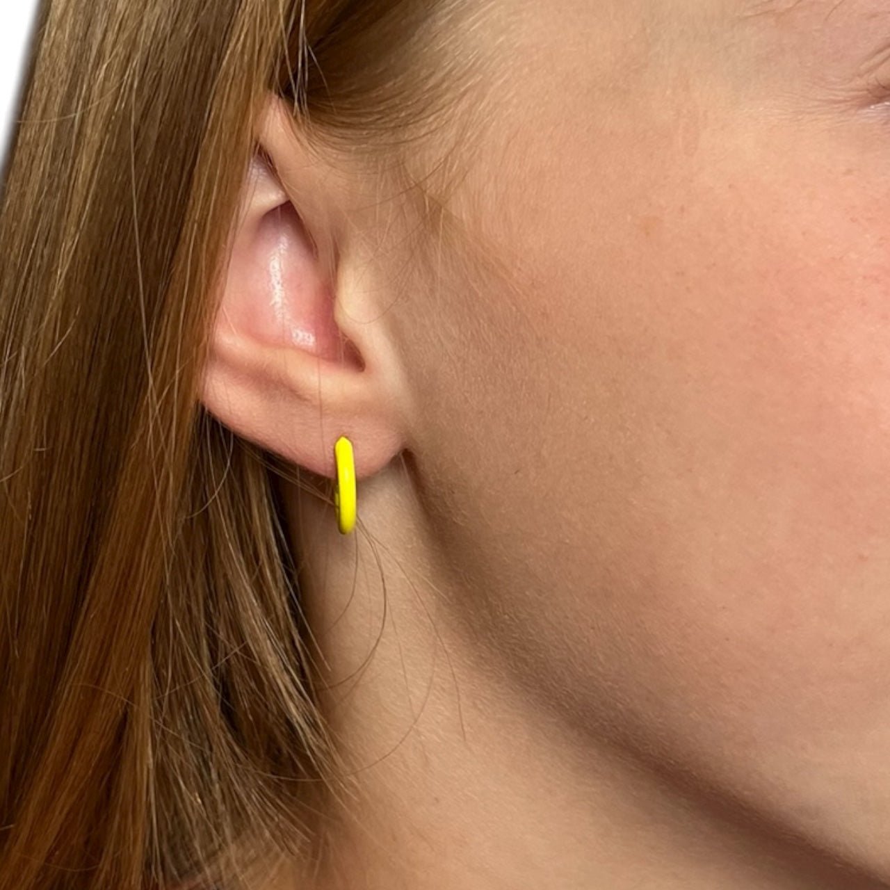 Neon Yellow Huggies - Cherry On Top Jewelry Co.