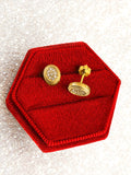 Oval Zirconia Diamond Screwbacks - Cherry On Top Jewelry Co.