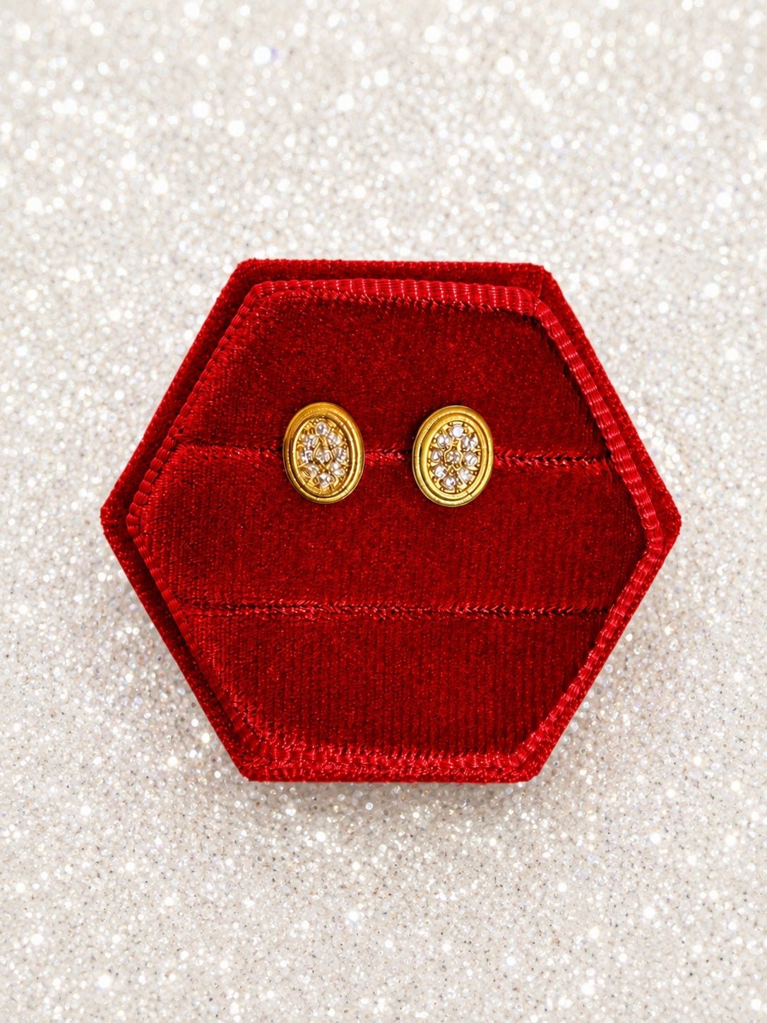 Oval Zirconia Diamond Screwbacks - Cherry On Top Jewelry Co.