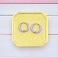 Pastel Purple Huggies - Cherry On Top Jewelry Co.