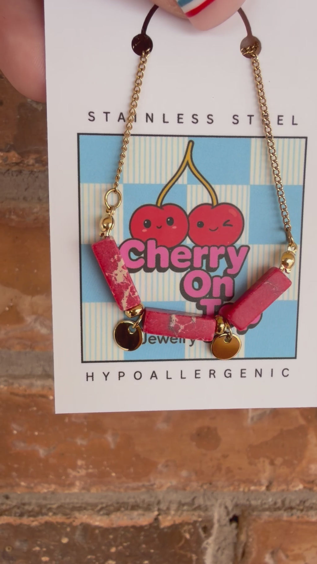 Red Stone Anklet