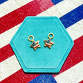 Red White and Blue Flag Charms - Cherry On Top Jewelry Co.
