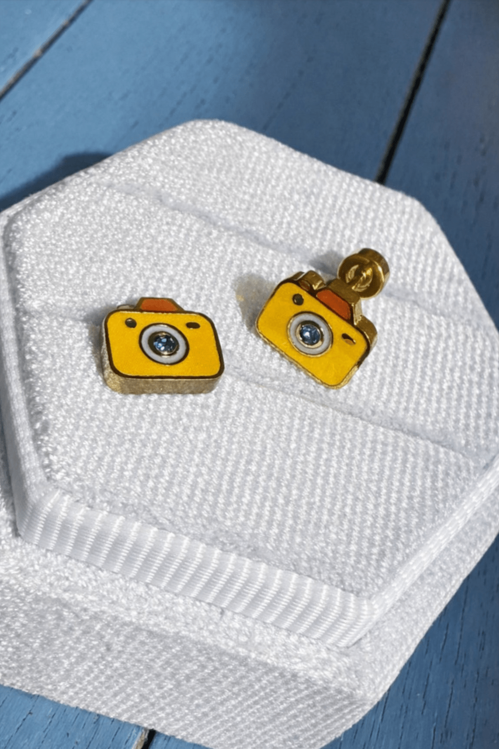 Retro Camera Screwbacks - Cherry On Top Jewelry Co.