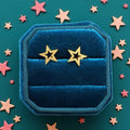 Shimmer Star Screwbacks - Cherry On Top Jewelry Co.