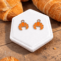 Silver Croissant Roll Charms - Cherry On Top Jewelry Co.
