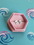Silver Dolphin Screwbacks - Cherry On Top Jewelry Co.