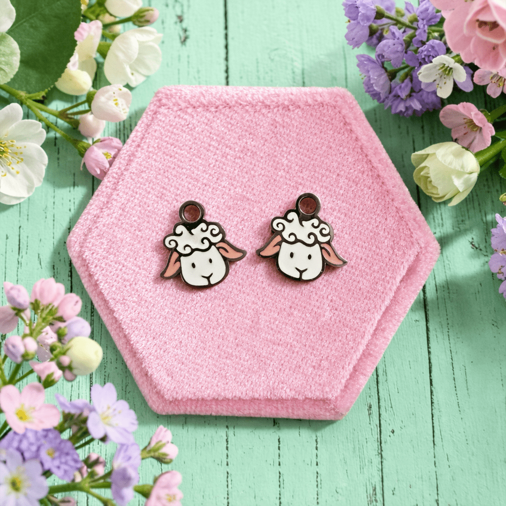 Silver Sheep Charms - Cherry On Top Jewelry Co.
