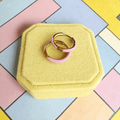 Skinny Pastel Pink Huggies - Cherry On Top Jewelry Co.