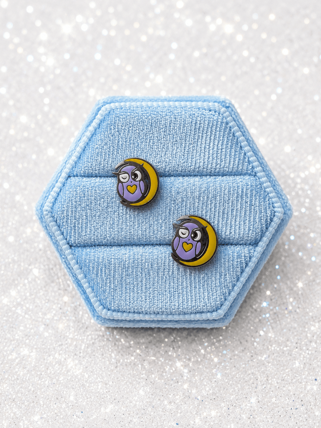 💜 Sleepy Hoots Screwbacks - Cherry On Top Jewelry Co.