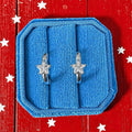 Steel Star Huggies - Cherry On Top Jewelry Co.