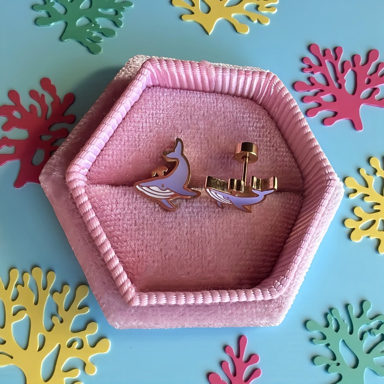 Whale Screwbacks - Cherry On Top Jewelry Co.